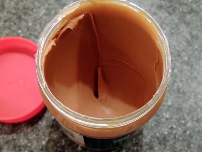 photo of a jar of peanut butter